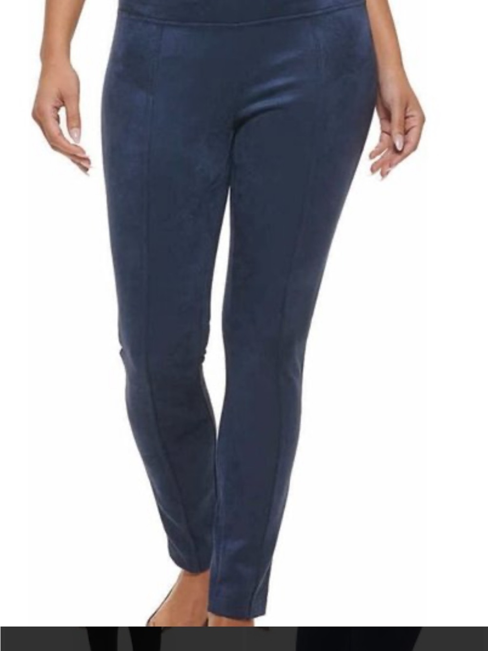 Andrew Marc Navy Slim Ponte Pants